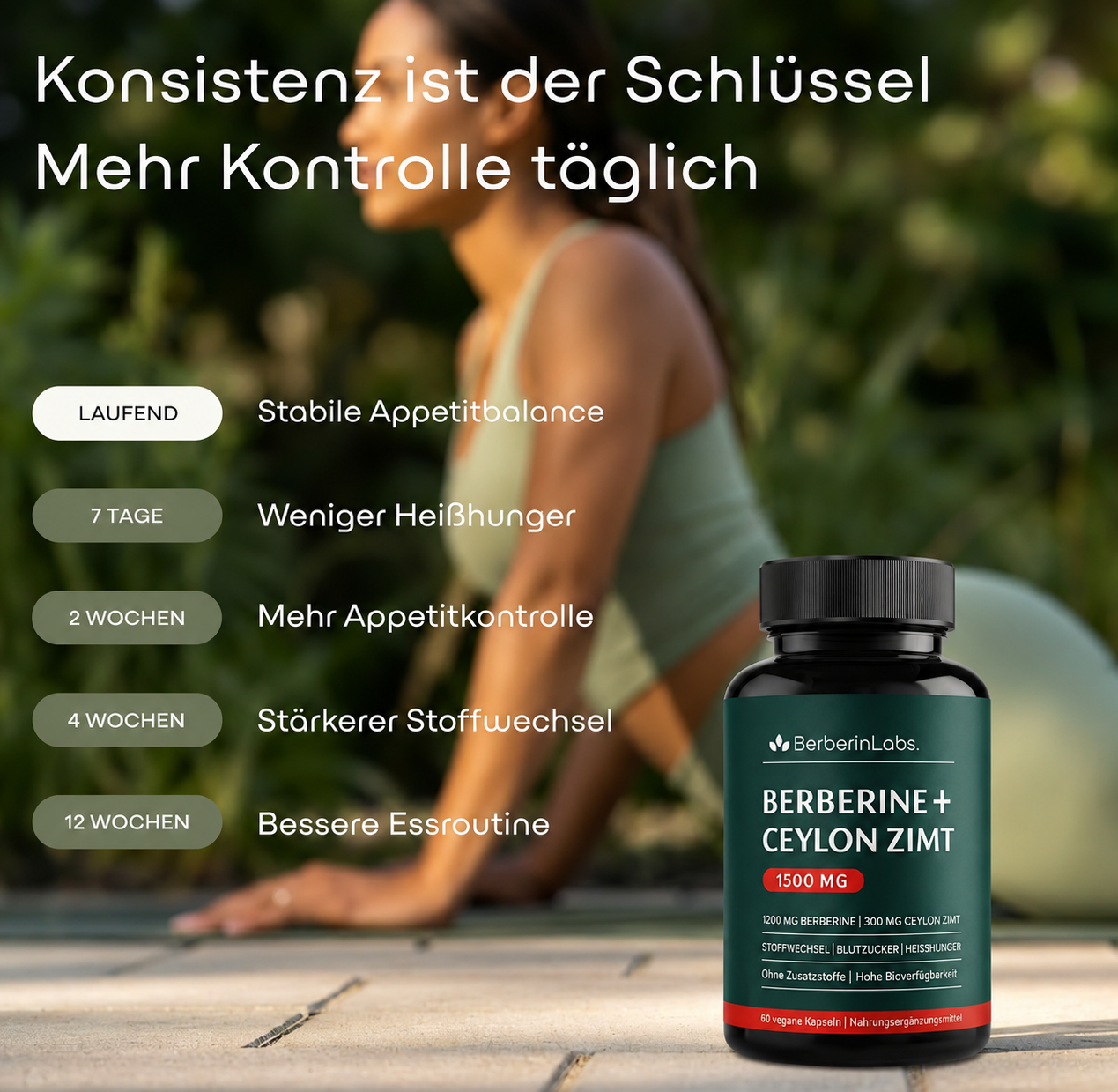 Premium Berberin & Ceylon Zimt Komplex 1200mg
